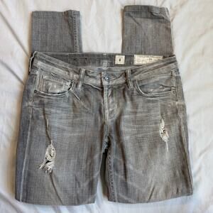 All Saints Gray Skinny Jeans